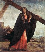 VIVARINI, family of painters Christ Carrying the Cross er oil painting artist